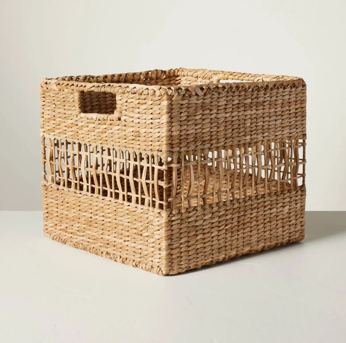 Large Natural Woven Storage Basket 1