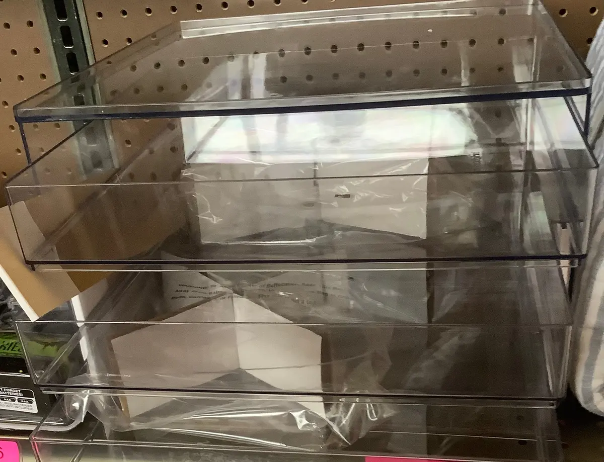 All Purpose 3 Drawer Storage Clear 1