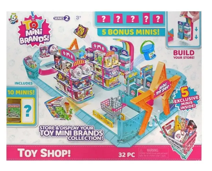 5 Surprise Series 2 Toy Shop! Store & Display Playset (32 Pieces, 1