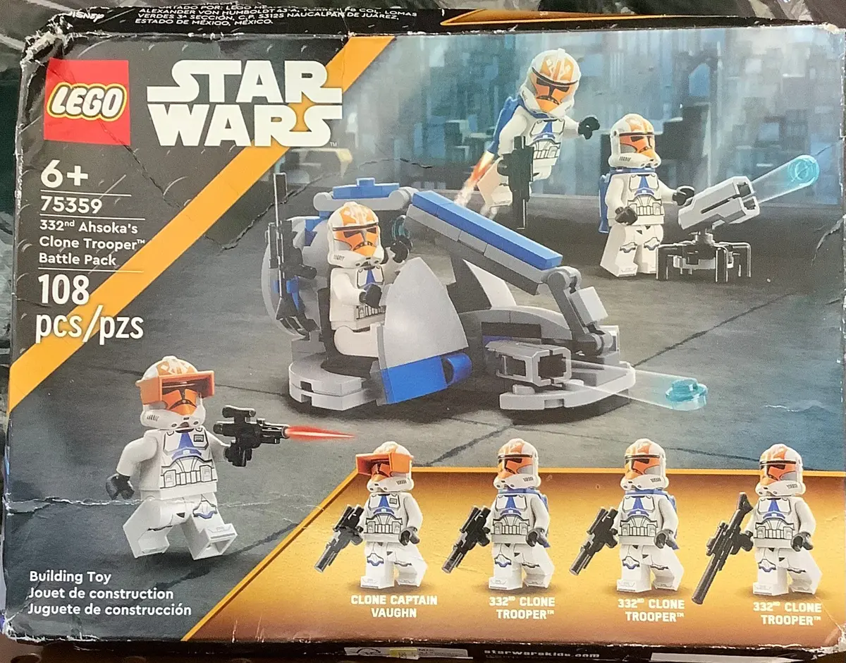 Lego Star Wars 332Nd Ahsoka's Clone Trooper Battle Pack
Building Toy 75359 1