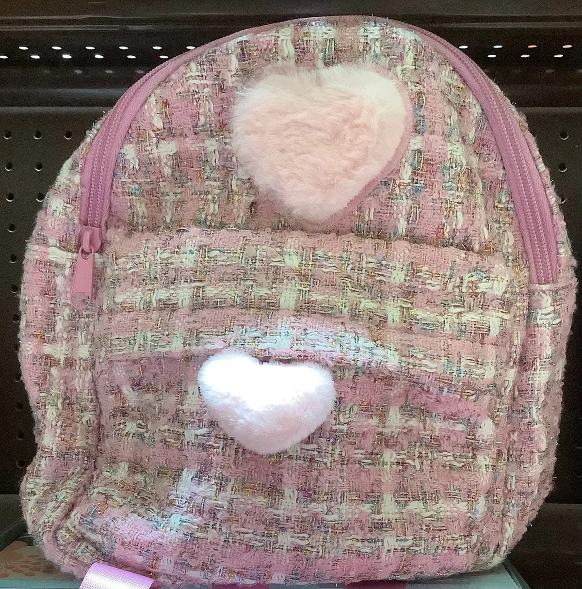 Toddler Girls' Plaid 10" Backpack 1