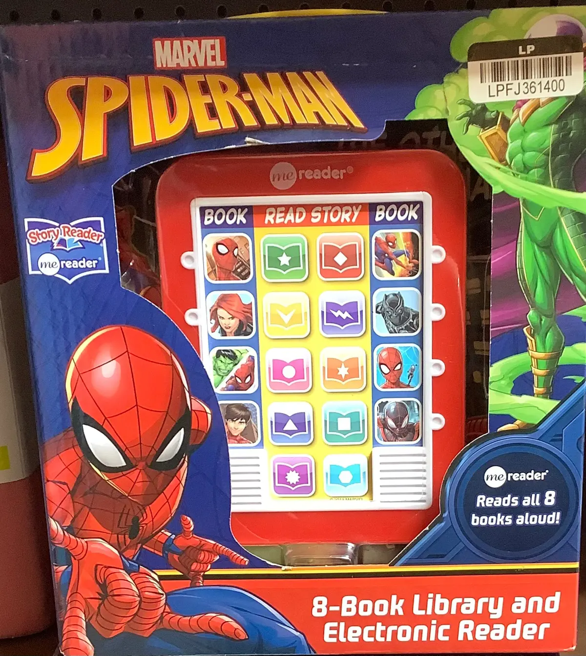 Pi Kids Marvel Spider-Man Electronic Me Reader And 8-Book
Library Boxed Set 1