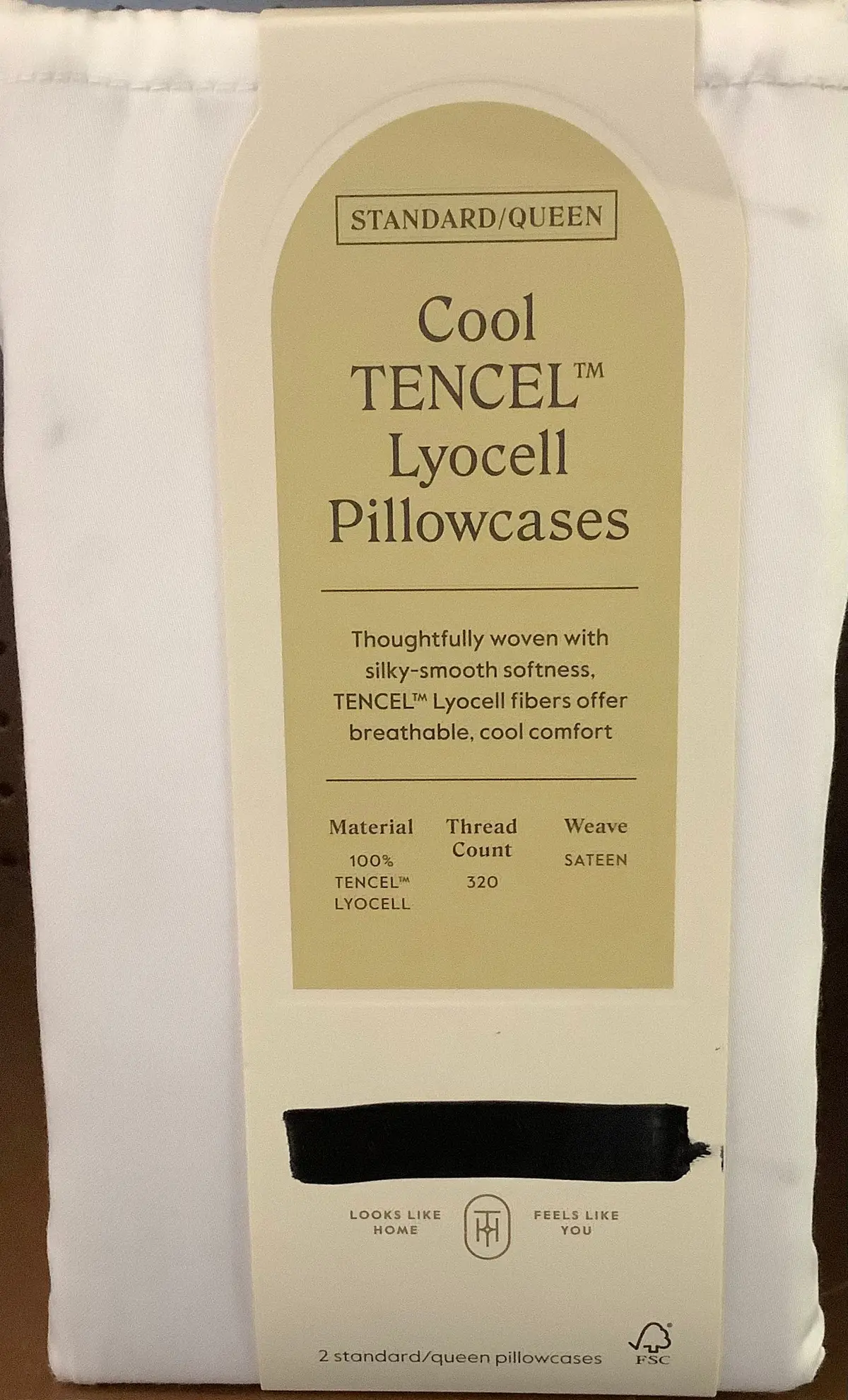 Standard 320 Thread Count Cool 
White 1