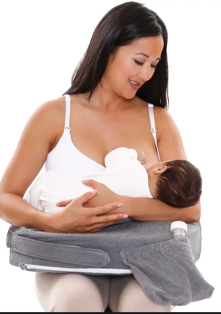 My Brest Friend Deluxe Nursing Pillow - Evening Gray 1