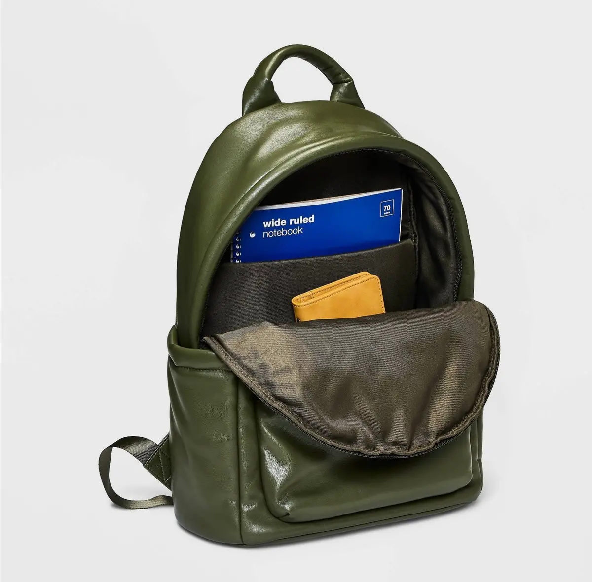 18.5" Puff Dome Backpack - Green 1