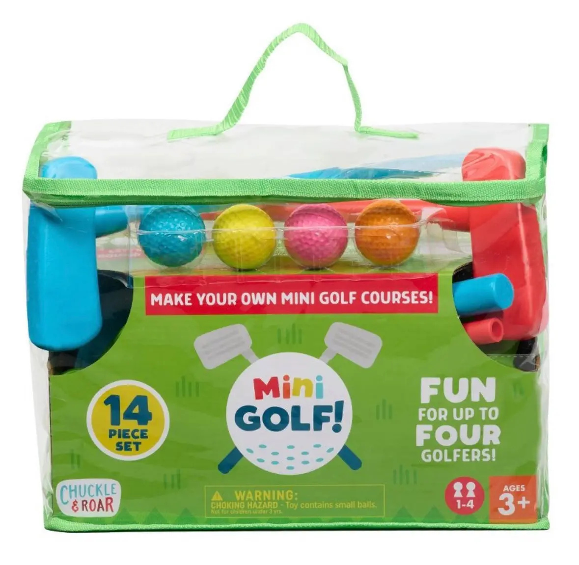 Chuckle & Roar Mini Golf Set 14Pc 1