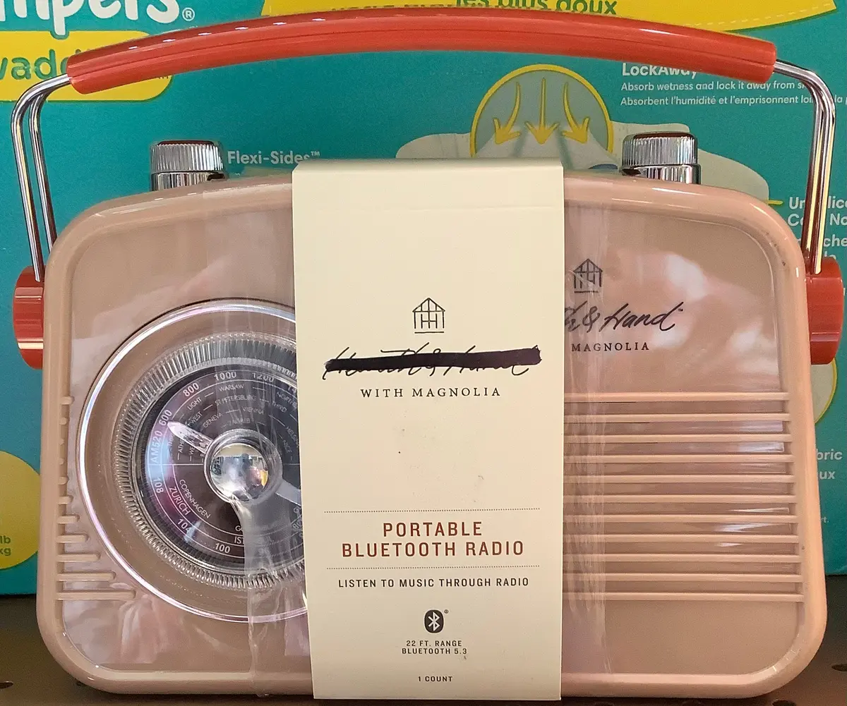Retro Portable Am/Fm Bluetooth Radio Tonal Orange: 1