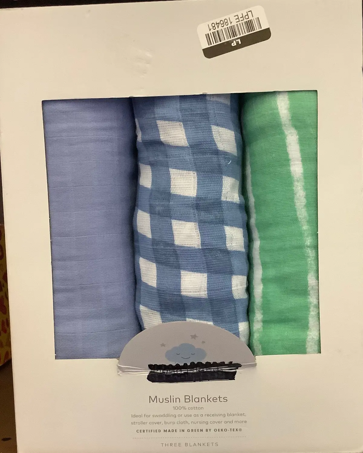 Muslin Swaddle Blanket 3-Pack 1