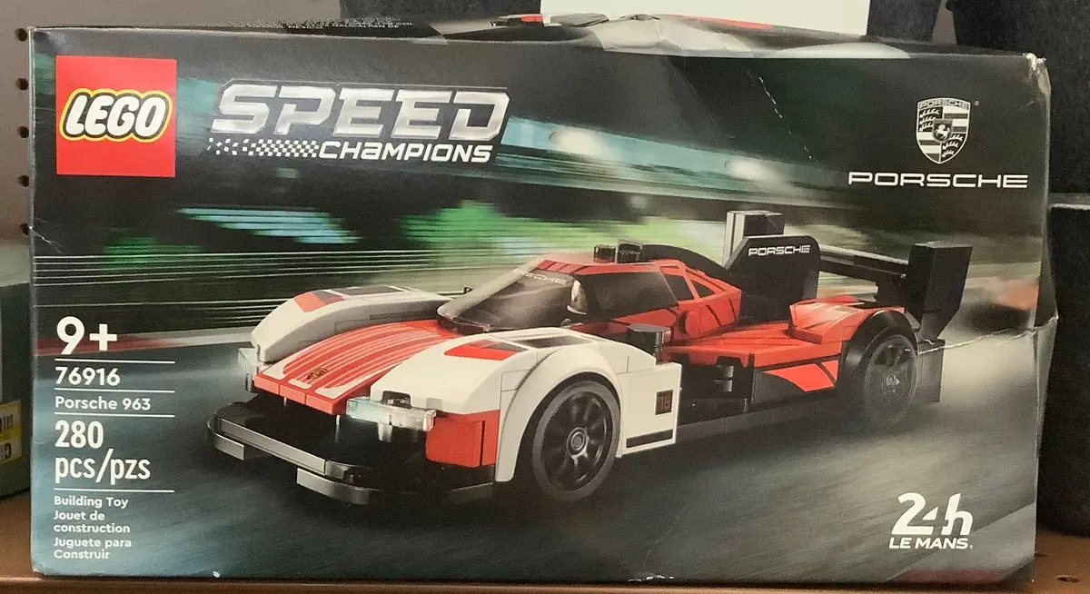 Lego Speed Champions Porsche 963 Model Race Car
Toy 76916 1