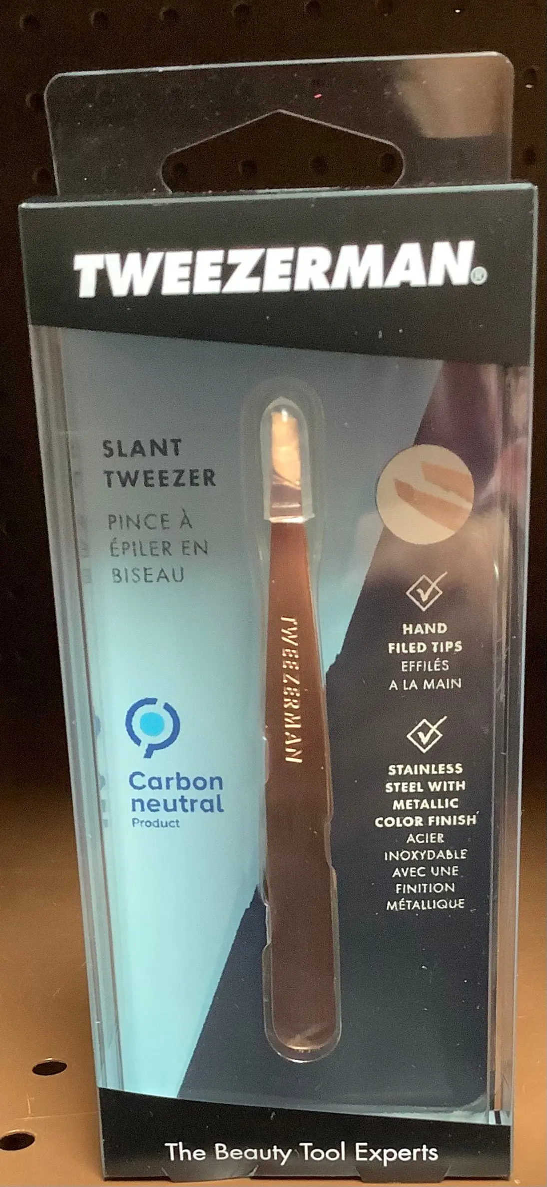 Tweezerman Slant Tweezer - Rose Gold 1
