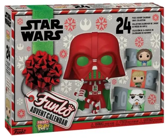 Funko Pop! Advent Calendar: Star Wars Holiday 2022 - 24 Days W/ Pocket Pops Figures 1