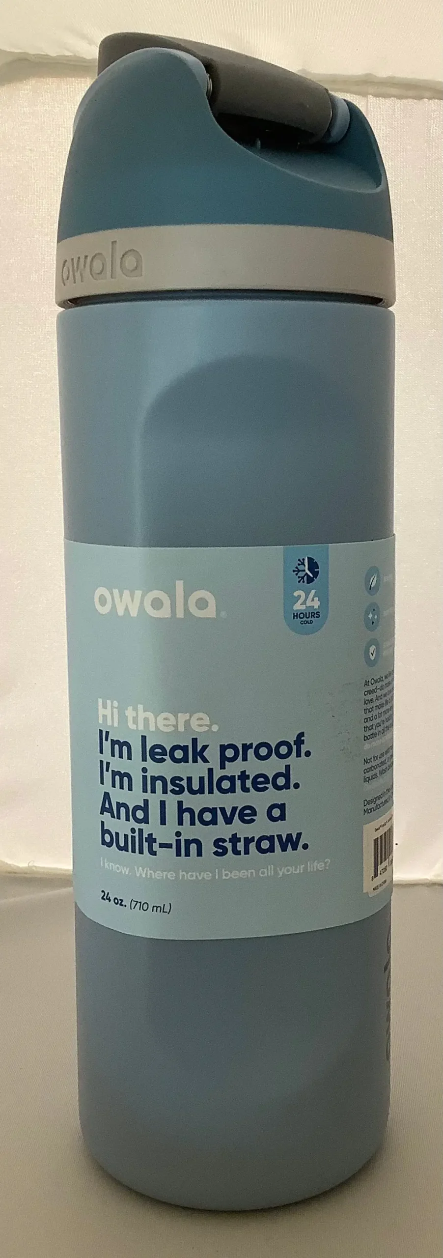 Owala 24Oz Freesip Stainless Steel Water Bottle - Rainstorm 1