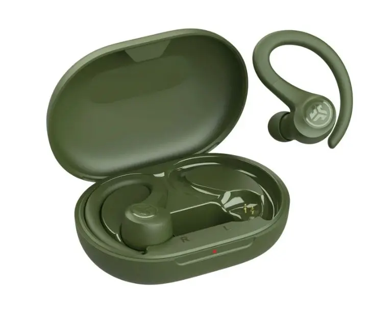 Jlab Go Air Sport Bluetooth Earbuds, True Wireless With Charging Case, Green 1