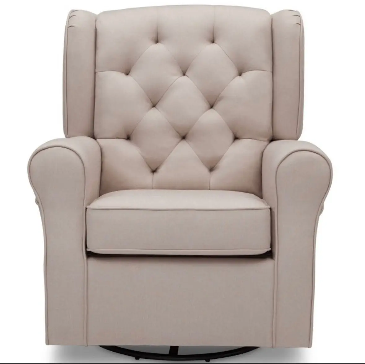 Delta Children Emma Nursery Glider
Swivel Rocker Chair - Flax - Boxed 1