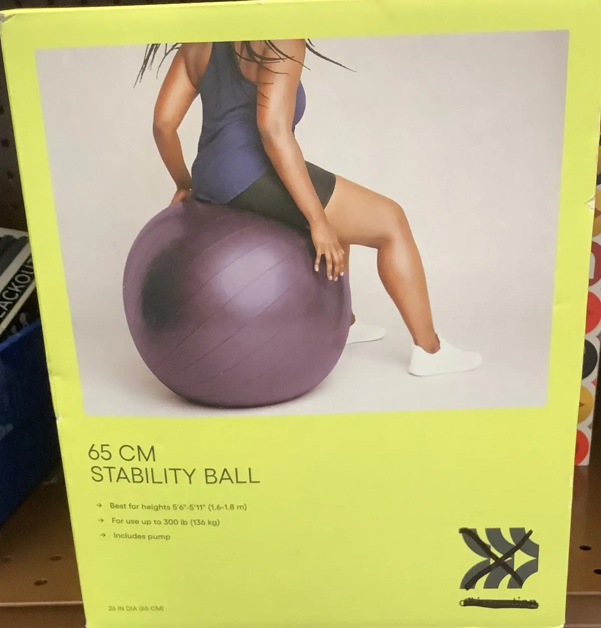 Stability Ball 65Cm Purple 1