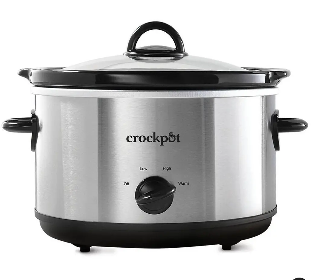 Crock-Pot 4.5Qt Manual Slow Cooker - Stainless Steel 1