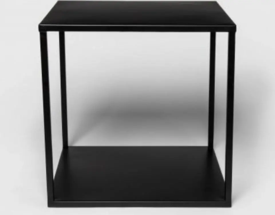 Metal Single Cube In Powder Coat Finish 1