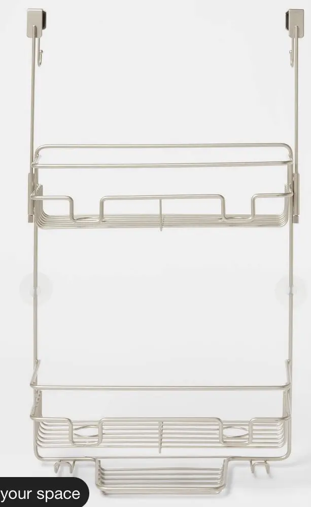 Wire Shower Caddy Matte Satin 1