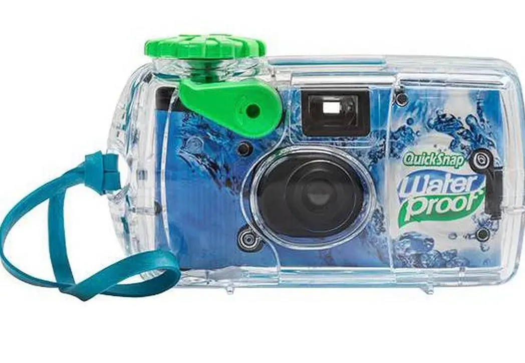 Fujifilm Quicksnap Waterproof Camera - Aqua Blue 1