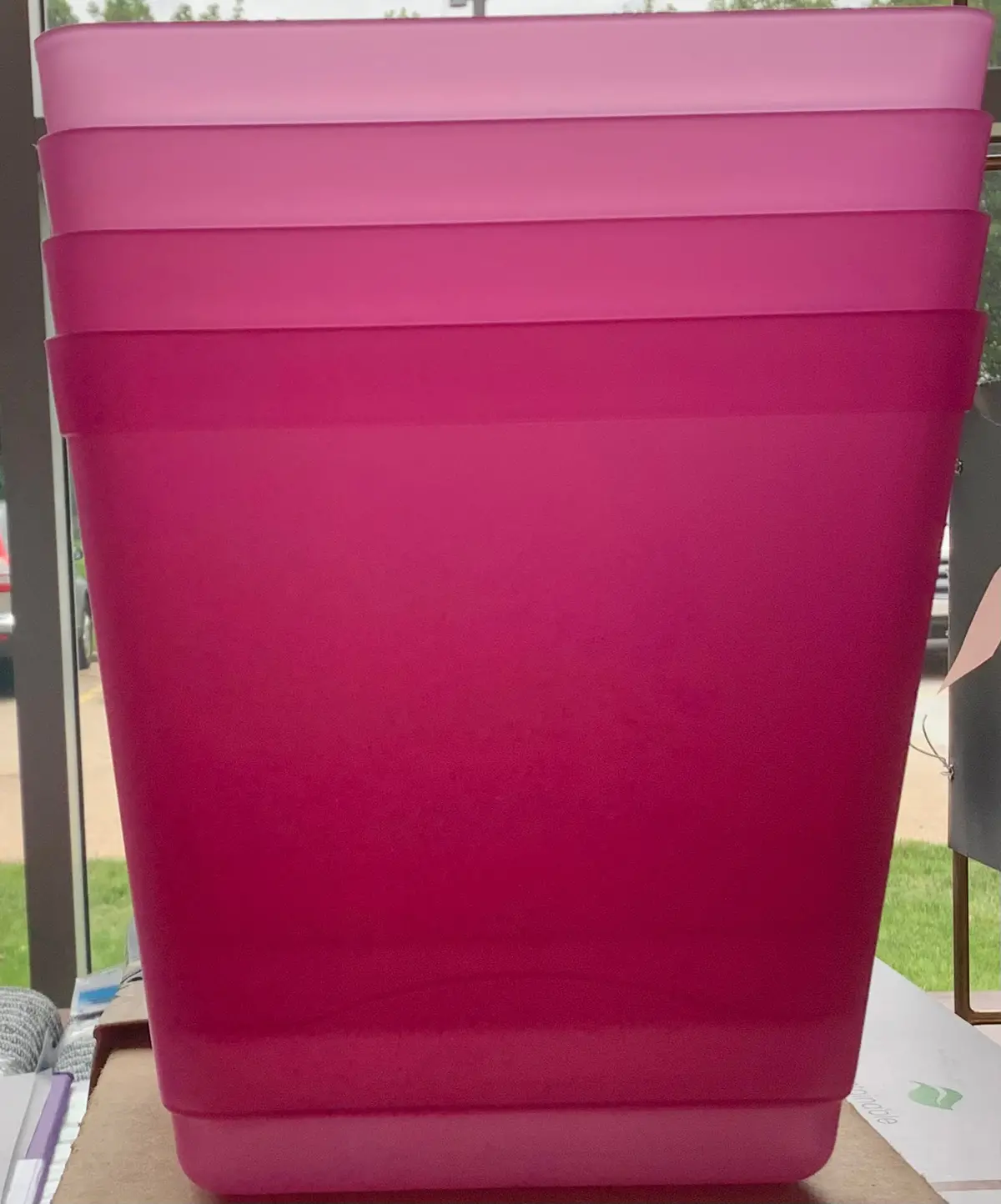 4Pk 88Oz Cube Utility Storage Bins 1