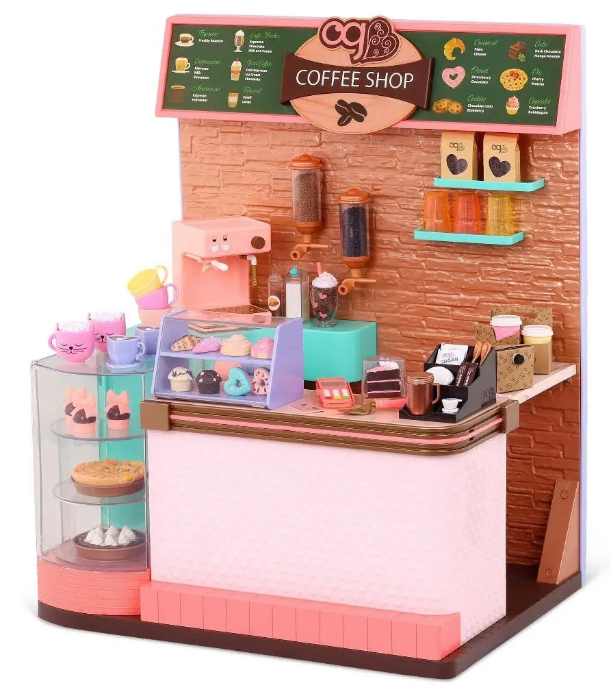 Our Generation Love U Latte Coffee Shop Playset For 18" Dolls 1