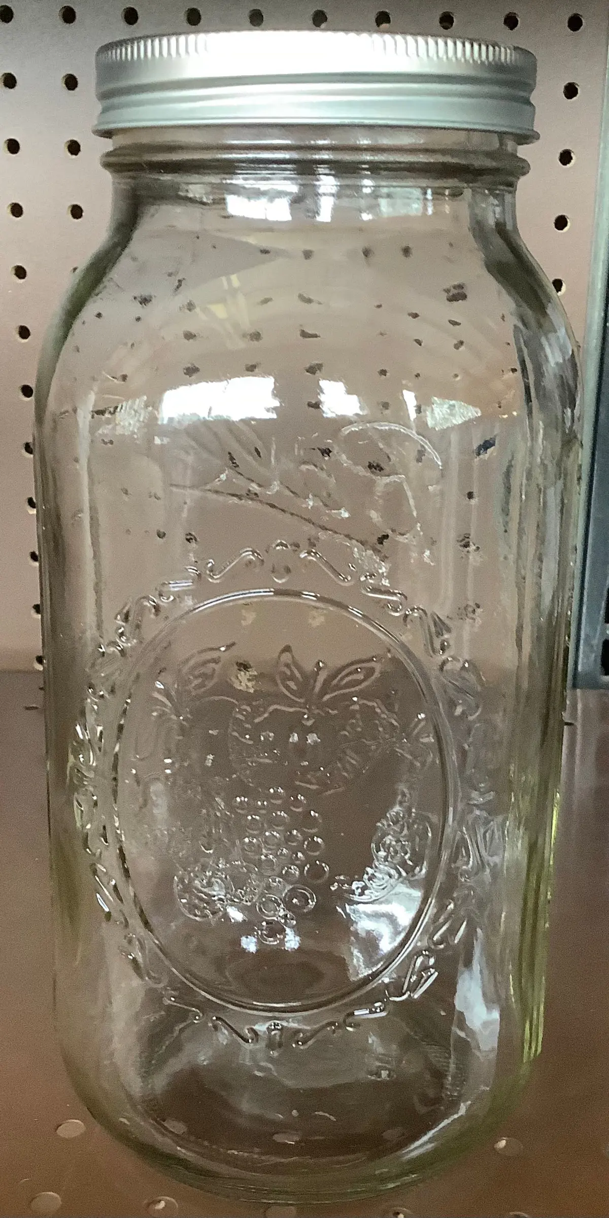 Large Wide Mouth Mason Jar 1