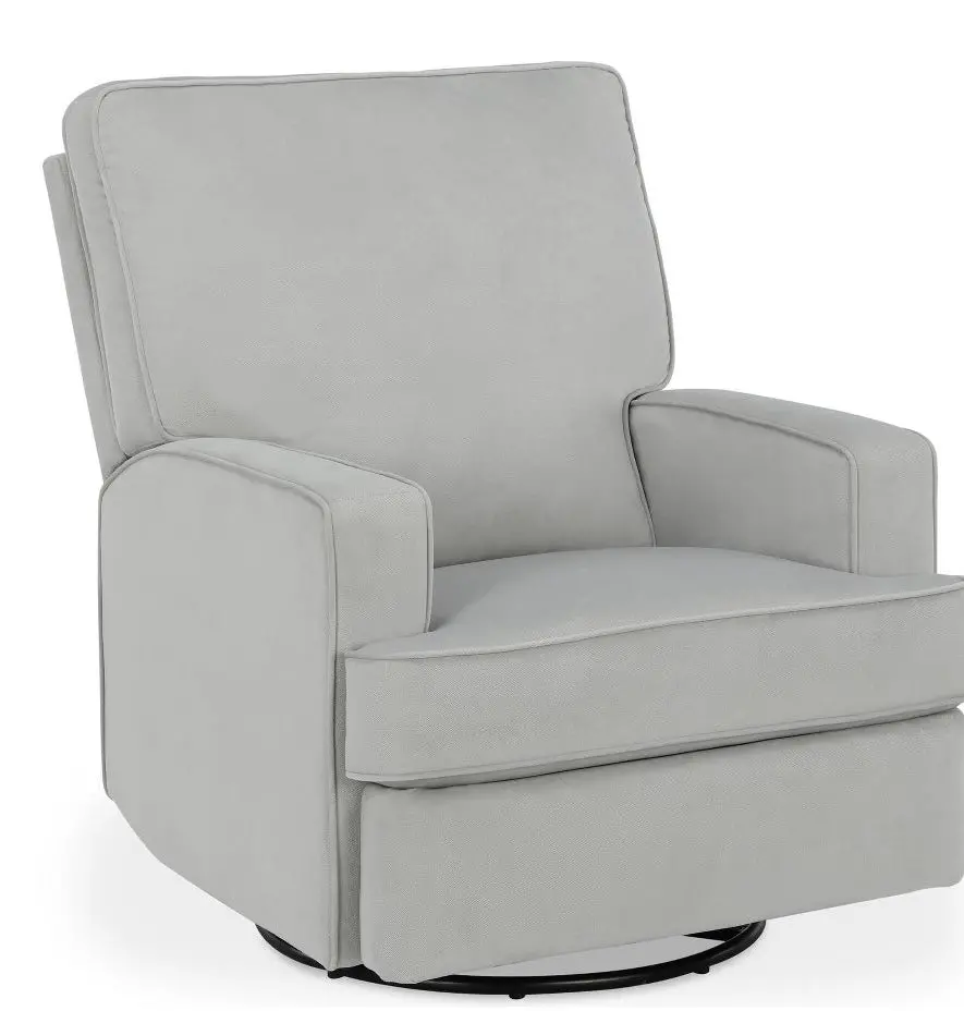 Baby Relax Addison Swivel Gliding Recliner - Light Gray 1