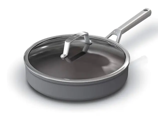 Ninja C30130 Foodi
Neverstick Premium
3-Quart Sauté Pan With Glass Lid, Hard-Anodized, Nonstick, Durable 1