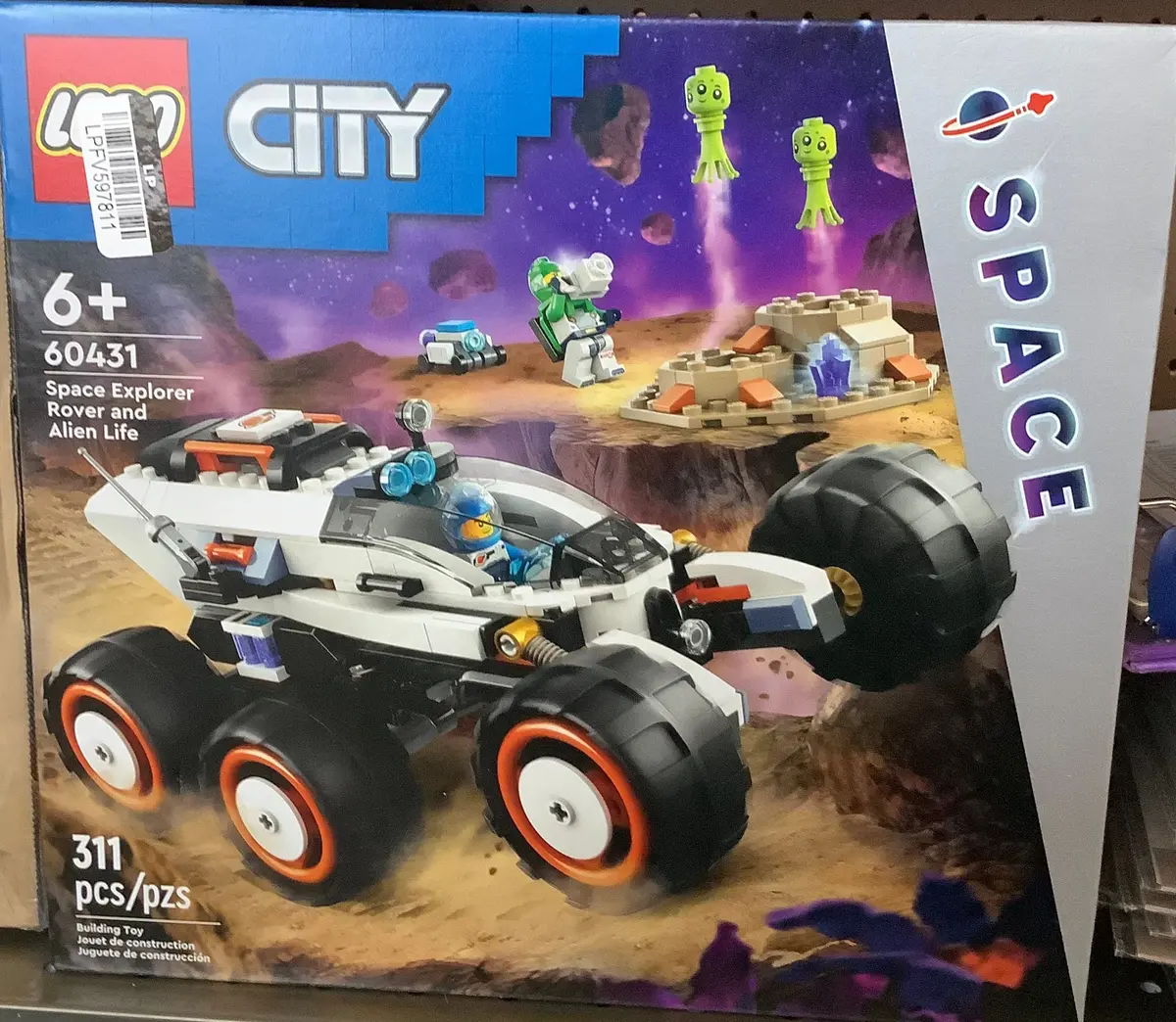 Lego City Space Explorer Rover And Alien Life Pretend Play Toy - 60431 1