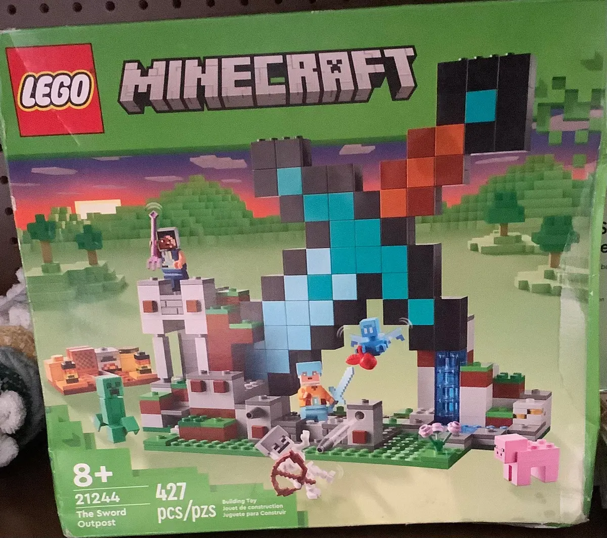 Lego Minecraft The Sword Outpost Toy With Mobs 21244 2