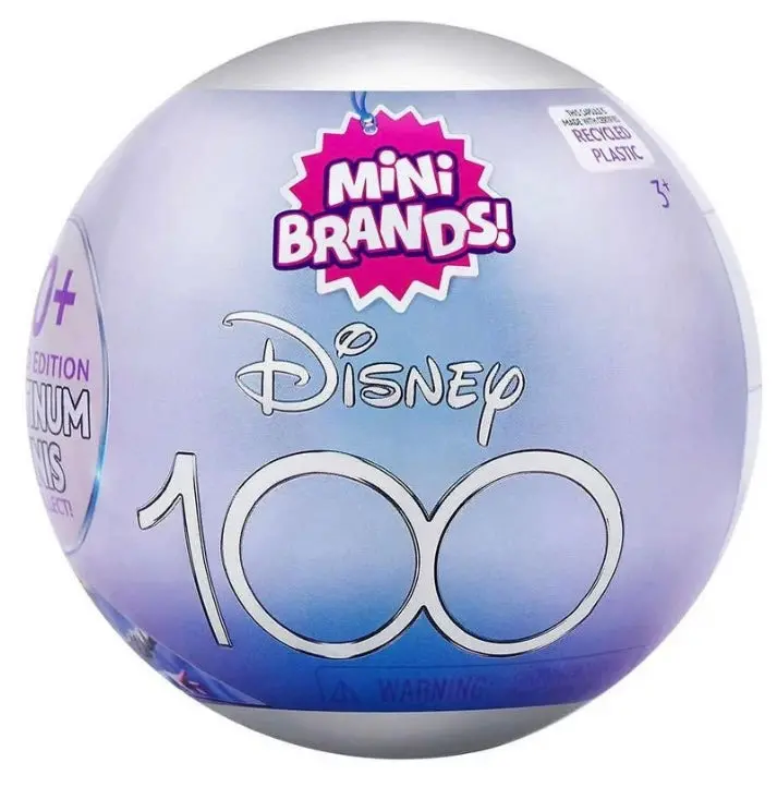 5 Surprise Mini Brands! Disney 100 Platinum Mystery Pack (Limited Edition) 1