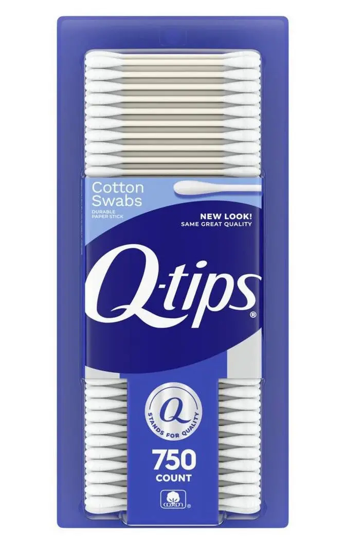 Q-Tips Cotton Swabs - 750Ct 1