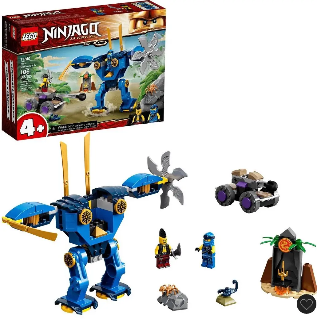 Lego Ninjago Legacy Jay's Electro Mech Building 1