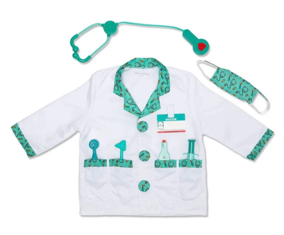 Melissa & Doug Doctor Role Play Costume Dress-Up Set (7Pc) 1