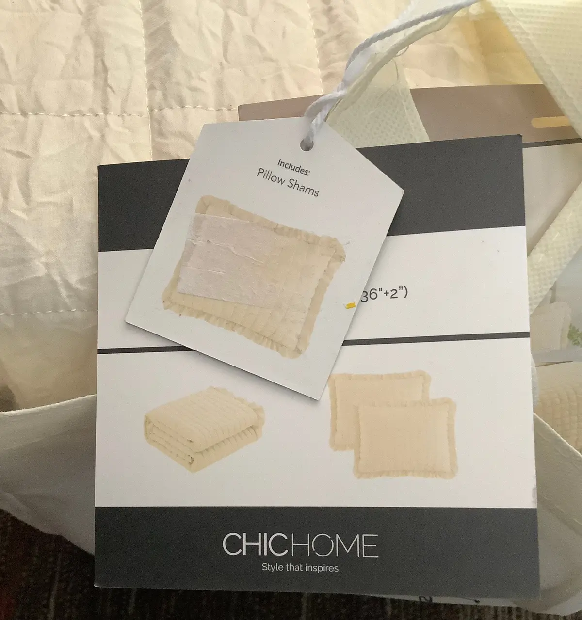Chic Home Design 3Pc King Kaleb Quilt Set Beige 1