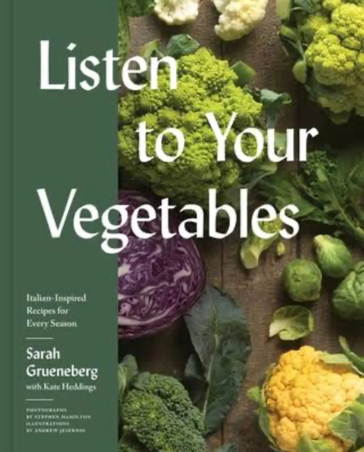 Listen To Your Vegetables: Italian-Inspired Recipes For Every Season - Sarah Grueneberg Hardcover 1
