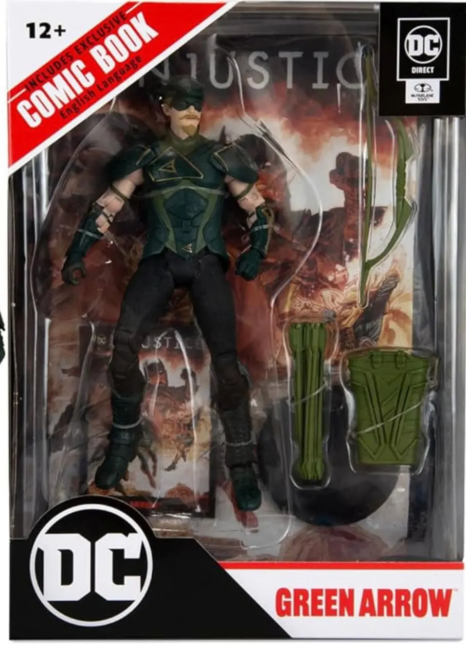 Dc Direct Gaming 7In Batman Figure With Comic 
Injustice 2 Wv1 - Green Arrow 1