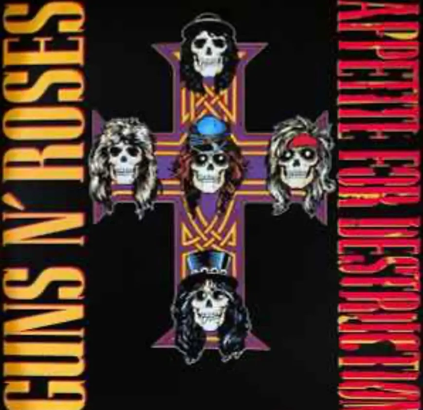 Guns N’ Roses - Appetite For Destruction Translucent Red Vinyl 1