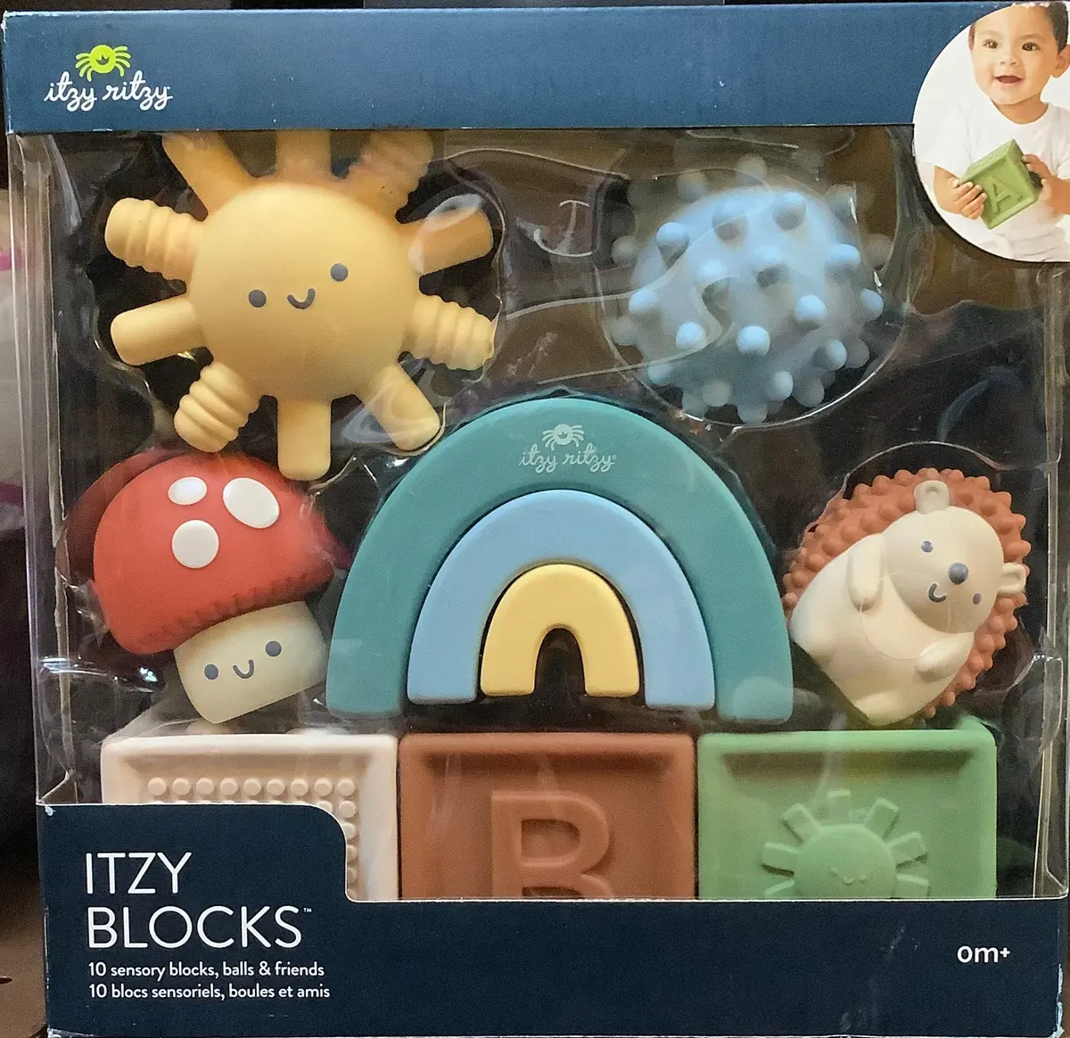 Itzy Ritzy Blocks Stacking Toy - 10Pc 1