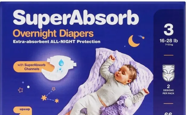 Disposable Overnight Diapers Pack Size 3 - 88 Count 1