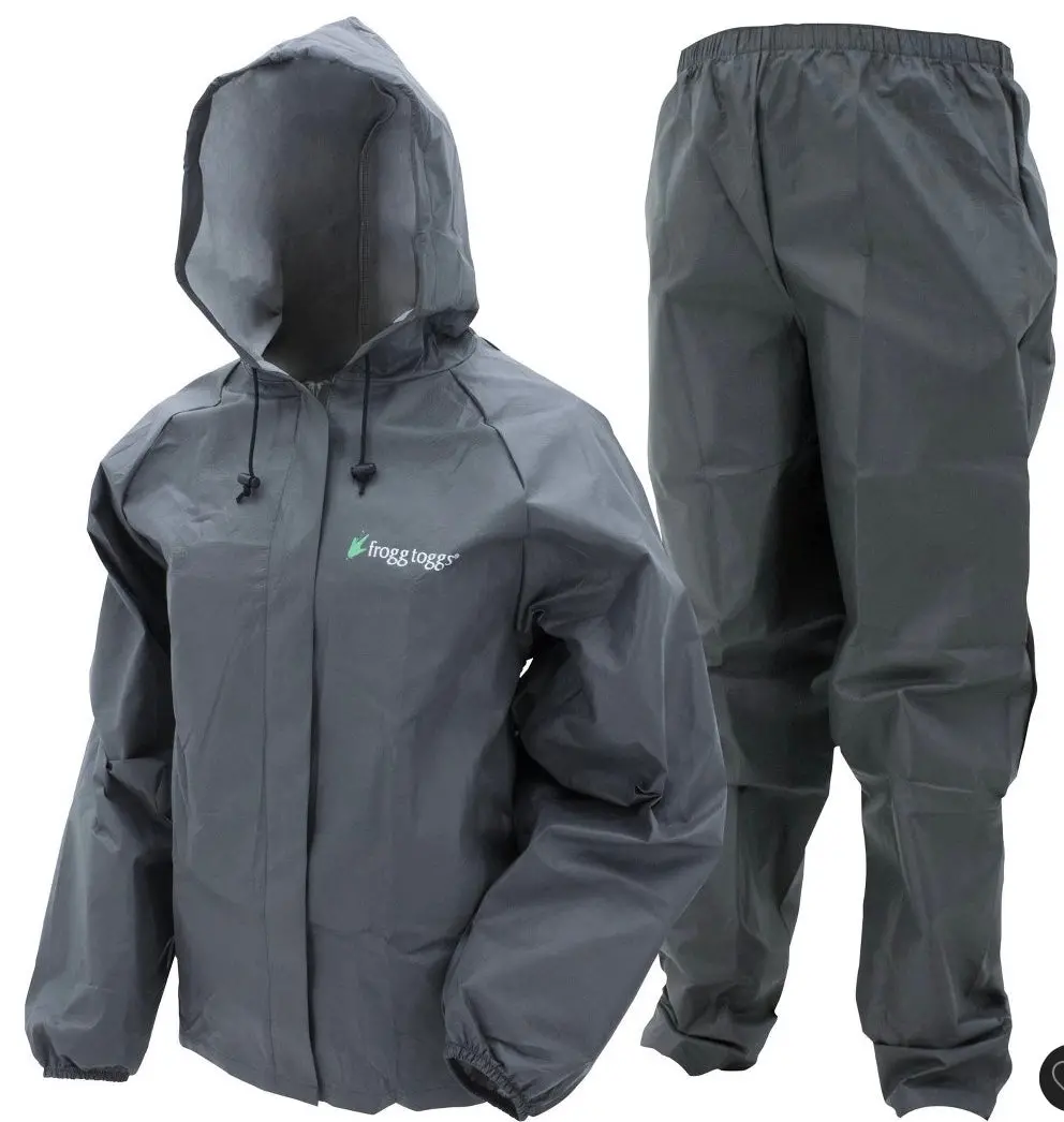 Frogg Toggs Ultra-Light Rainsuit L/Xl - Carbon Black 1