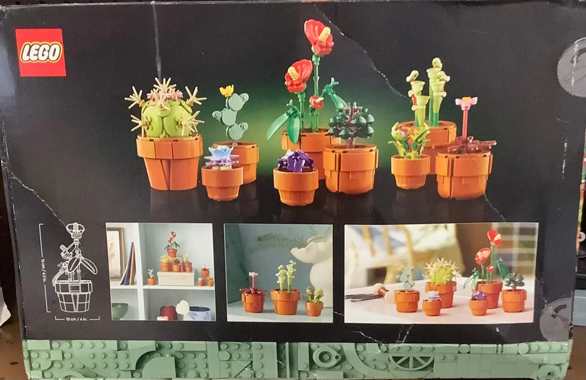 Lego Icons Tiny Plants Build And Display Set Damaged Box!! 1