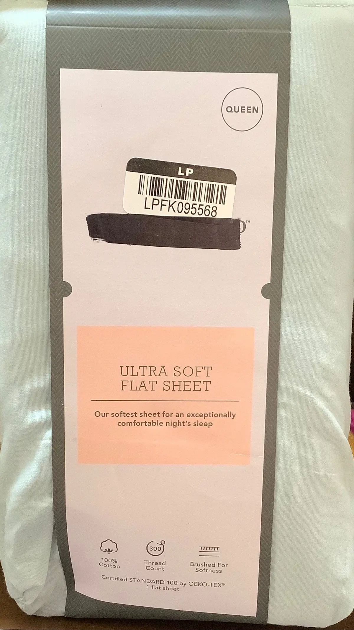 300 Thread Count Ultra Soft Flat Sheet Queen Flat Blue 1