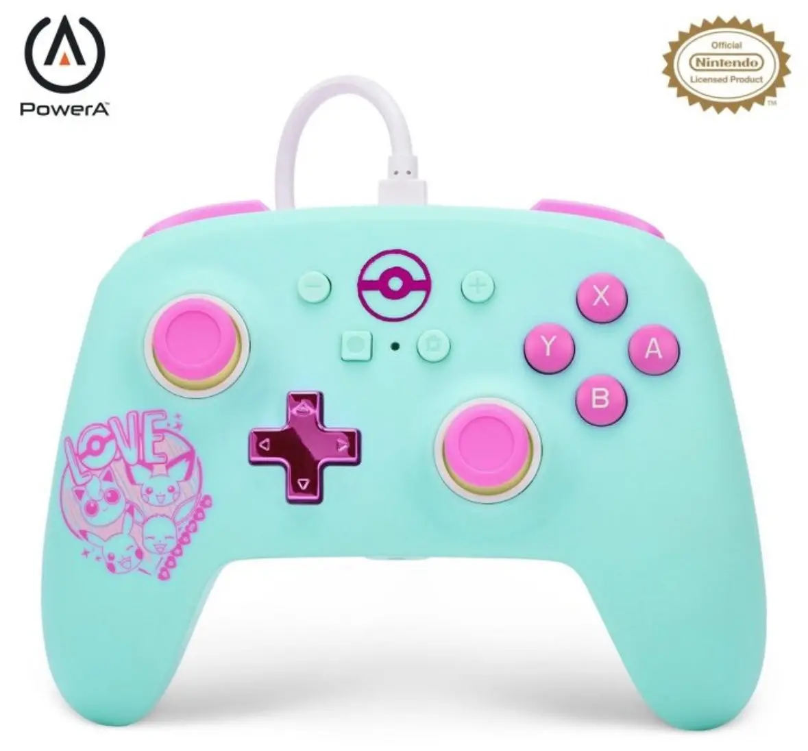 Powera Enhanced Wired Controller For Nintendo Switch - Pokémon: Sweet
Friends 1