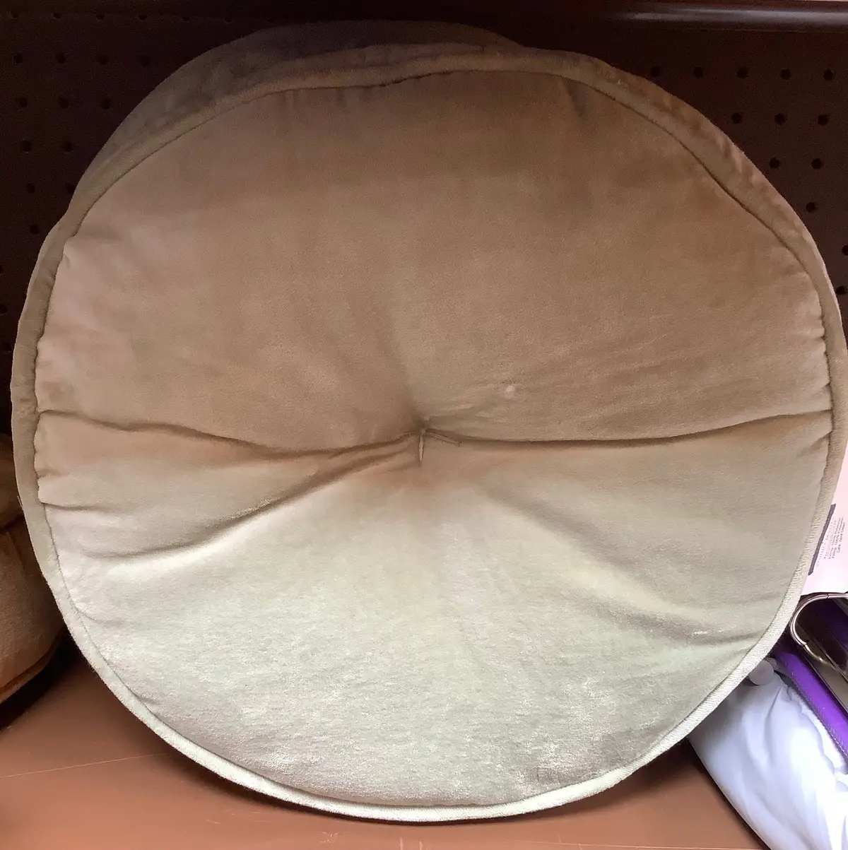 Velvet Round Throw Pillows 1