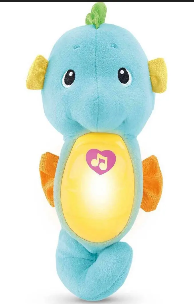 Fisher-Price Soothe N' Glow Crib Toy - Seahorse Blue 1