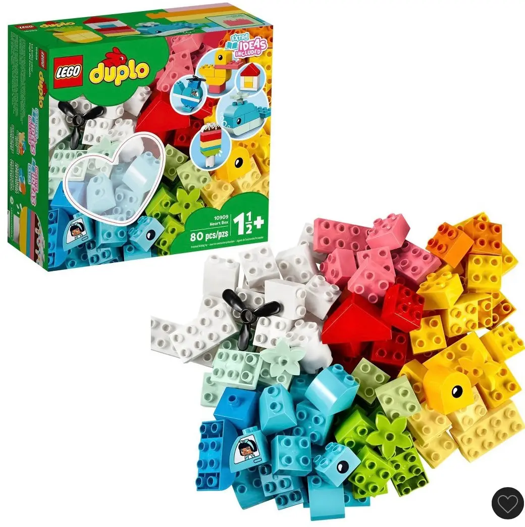Lego Duplo Classic Heart Box Bricks Toy For
Toddlers 10909 1