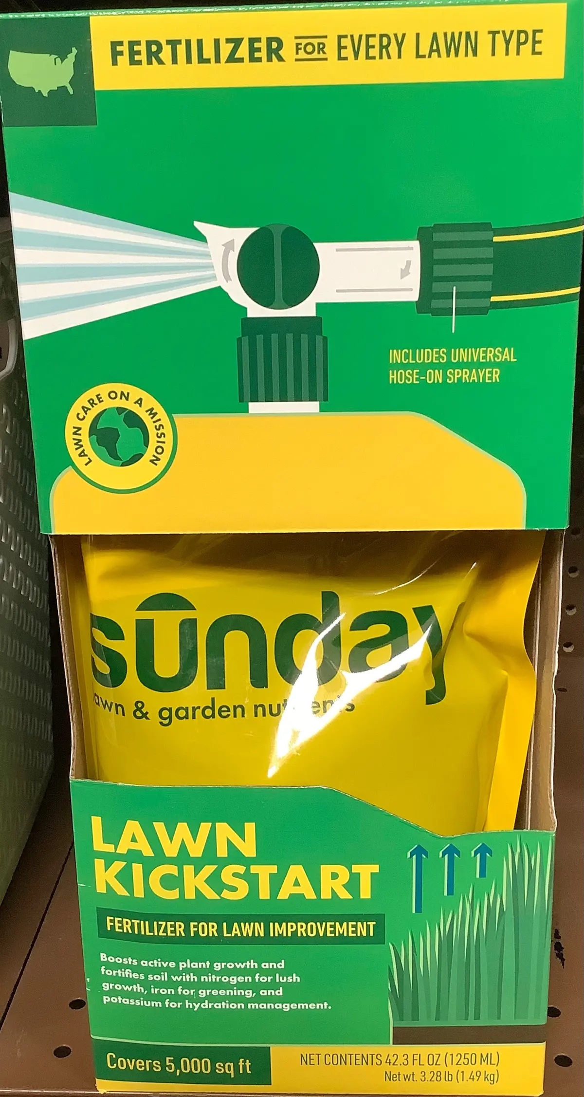 Sunday 42.3Oz Green Machine Lawn Fertilizer 2