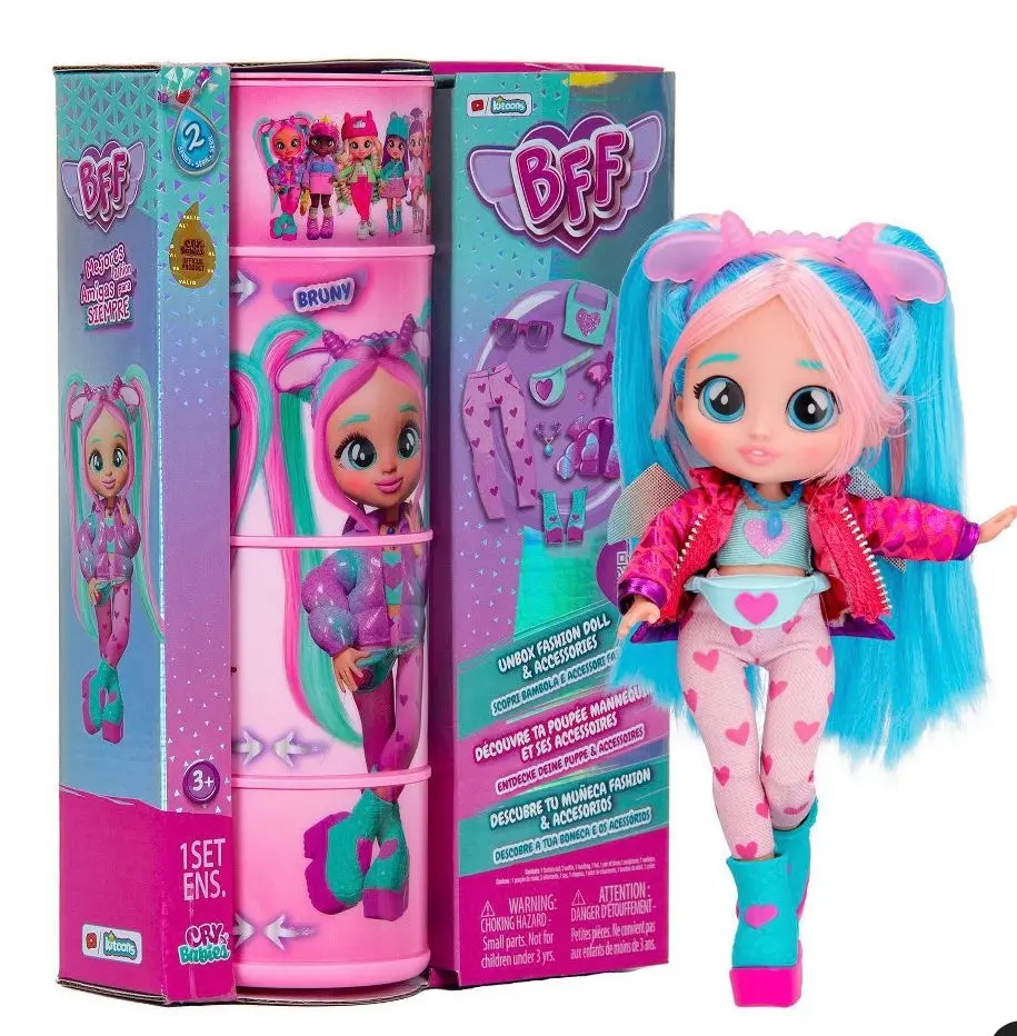 Cry Babies Bff Bruny Fashion Doll With 8+ Surprises 1
