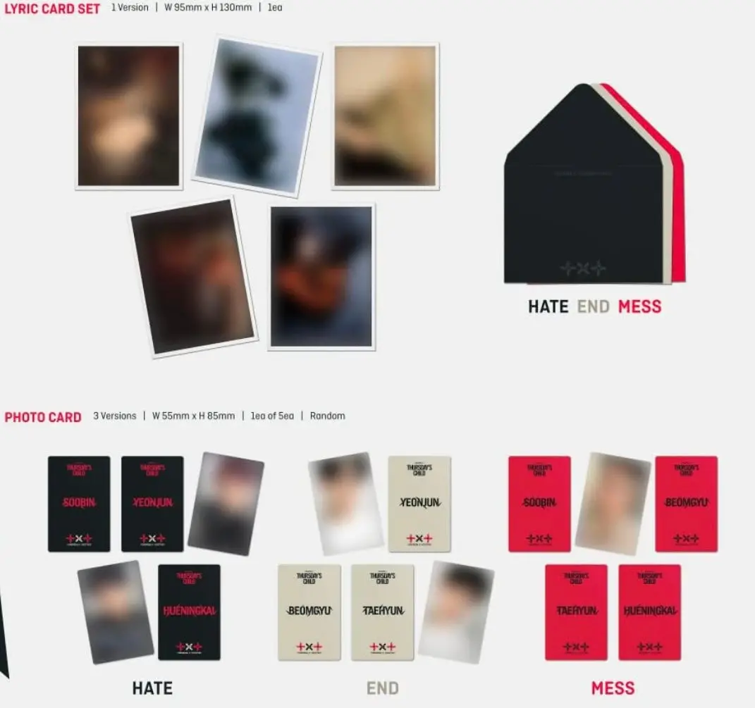 Txt Tomorrow X Together - Minisode 2 : Thursday's Child 4Th Mini Album+Extra Photocards Set 3